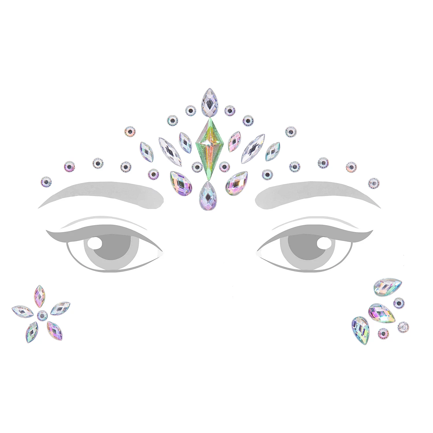 Face-Art-Tattoo Blumen Image