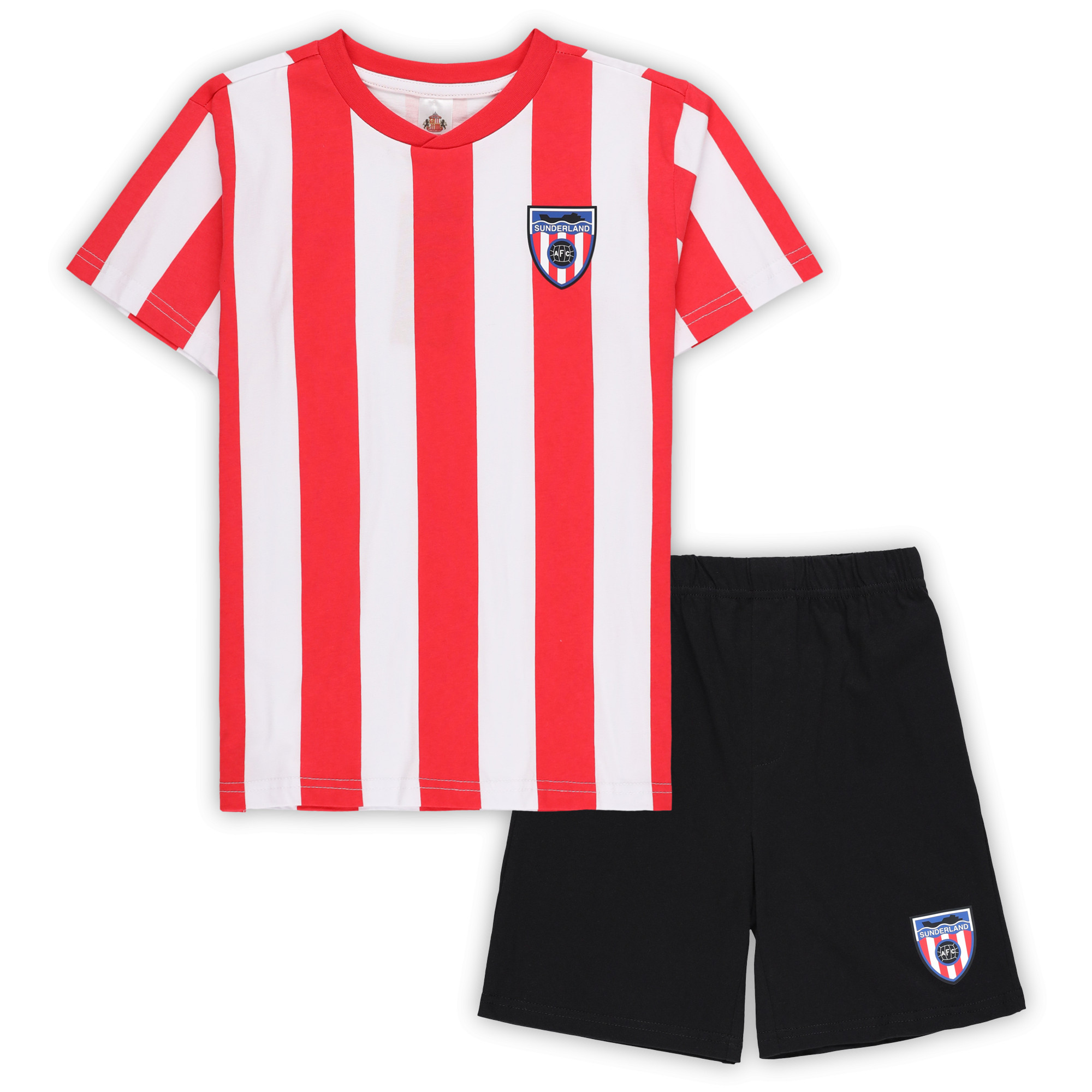 Sunderland Retro-Kurzpyjama – Royalblau – Kinder Image