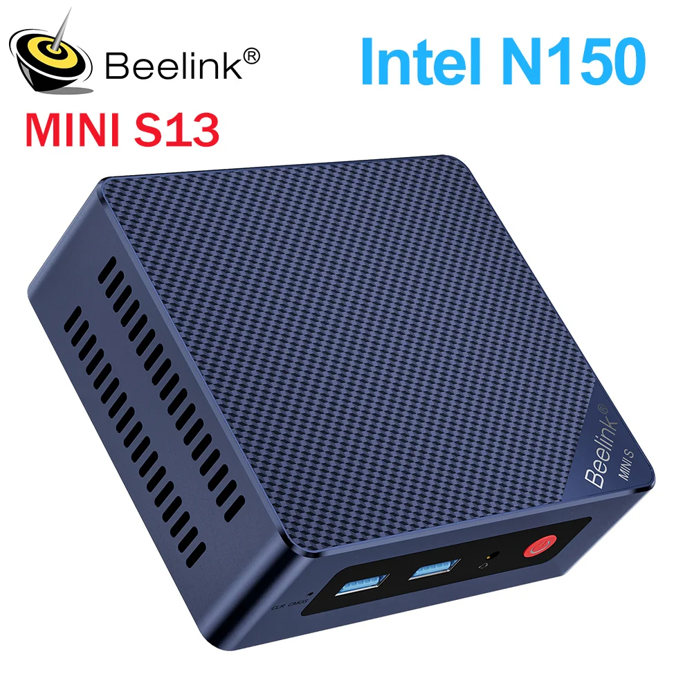 Wholesale Beelink Mini S13 Intel Twin Lake N150 S12 Pro N100 Mini PC 16G 500G N95 Mini S 11th N5095 DDR4 8G 128G Office Computer