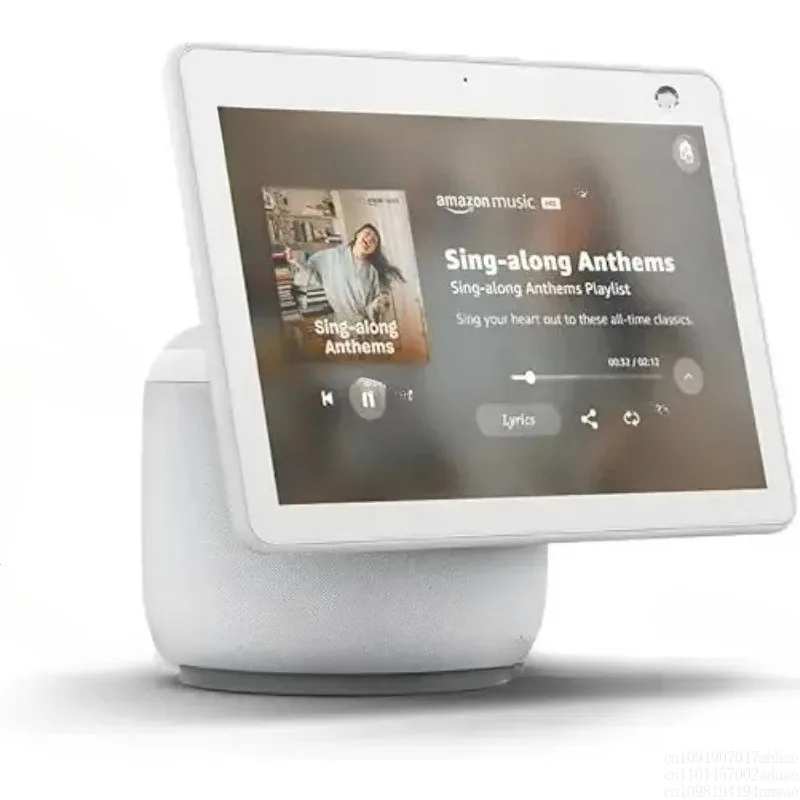 Home Echo Show 10, 3. Generation | HD Smart Display mit Premium Sound Motion und Alexa Glacier White Image
