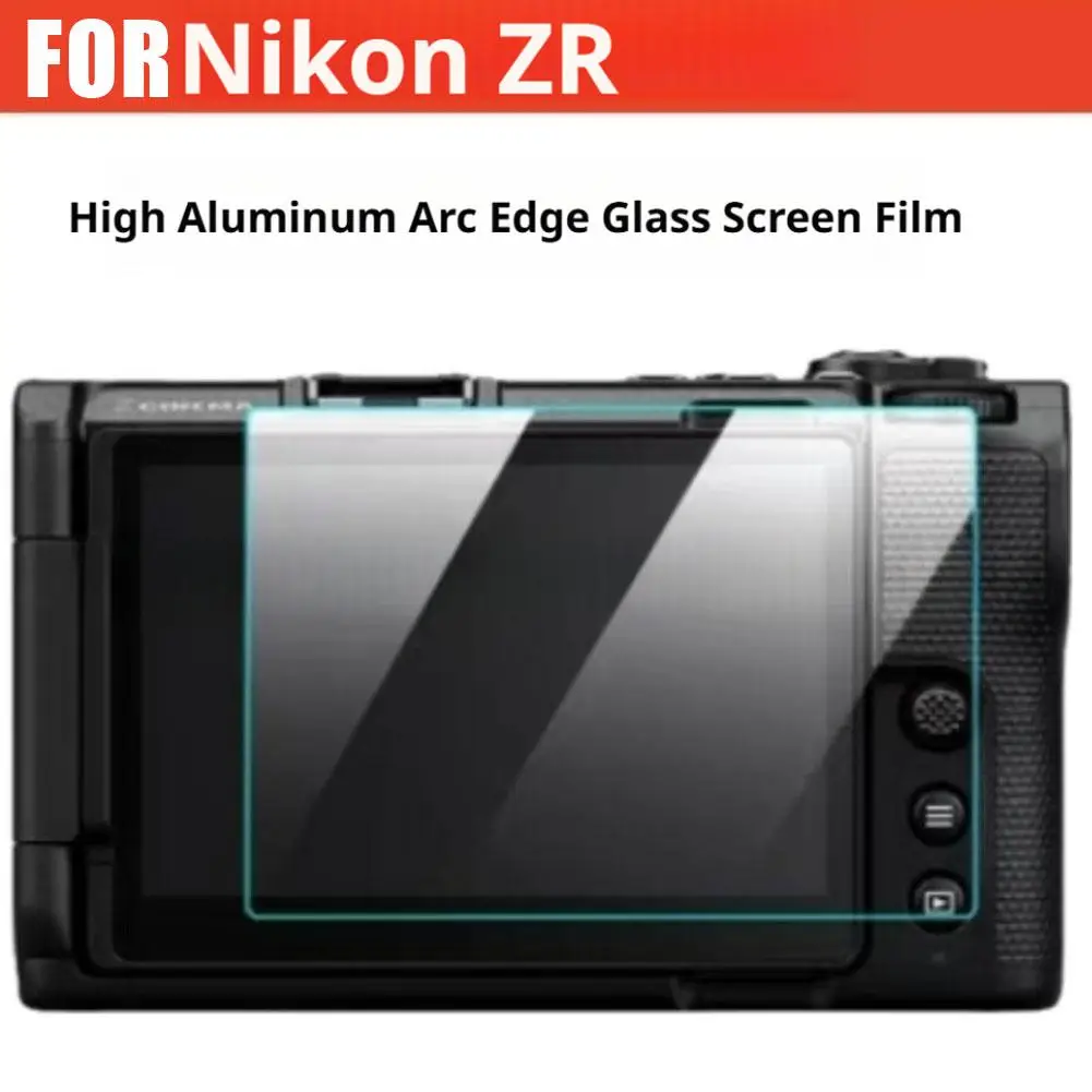 Displayschutzfolie aus gehärtetem Glas für Nikon ZR Kamera, Härtegrad 9H, HD, klar, kratzfest, Bogenkantenschutzfolie, Kamerazubehör Image