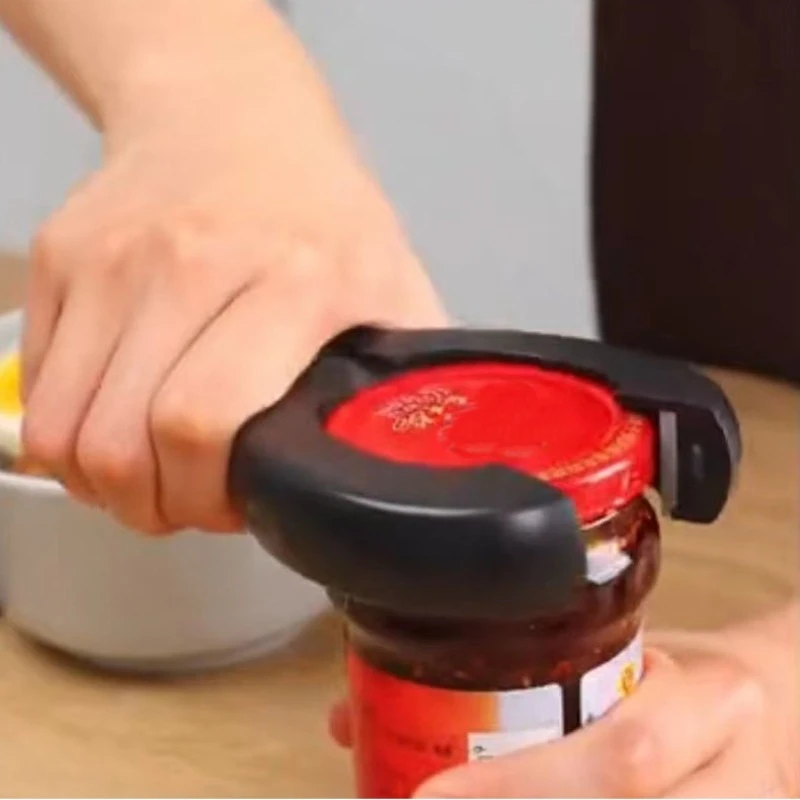 Multifunctional 6 in 1 Can Opener Simple Beer Bottle Opener Jar Gripper Can Beer Lid Twist Off Opener Kitchens Accessories