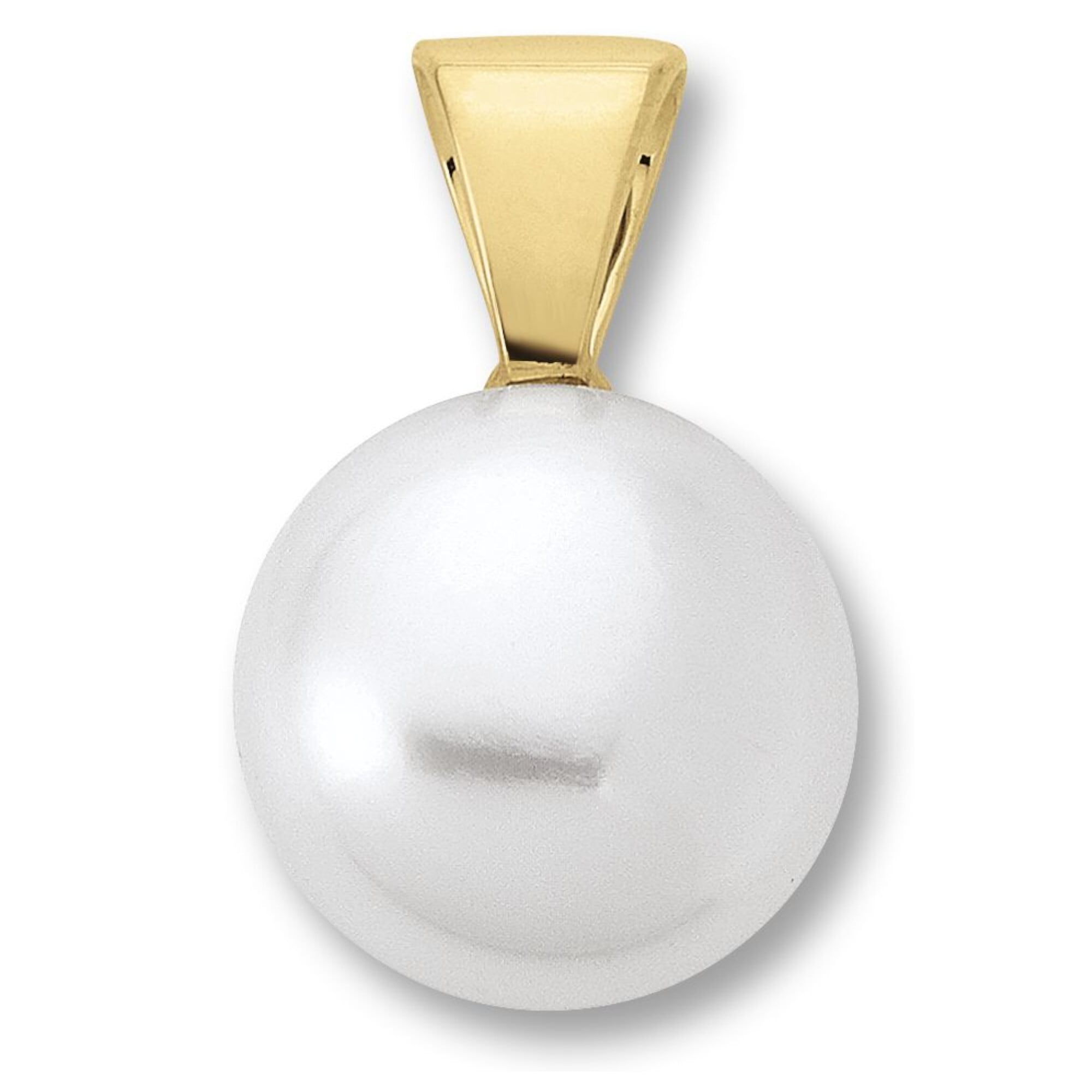 Kettenanhänger ONE ELEMENT "Anhänger aus 585 Gelbgold Anhänger aus 585 Gelbgold", gold, Schmuckanhänger, Damen, Gelbgold 585 Gold Perlen, Gelbgold 585, Gold, Perlen, Kettenanhänger, Ihr persönliches Symbol – liebevoll gearbeitet für jeden Tag Image