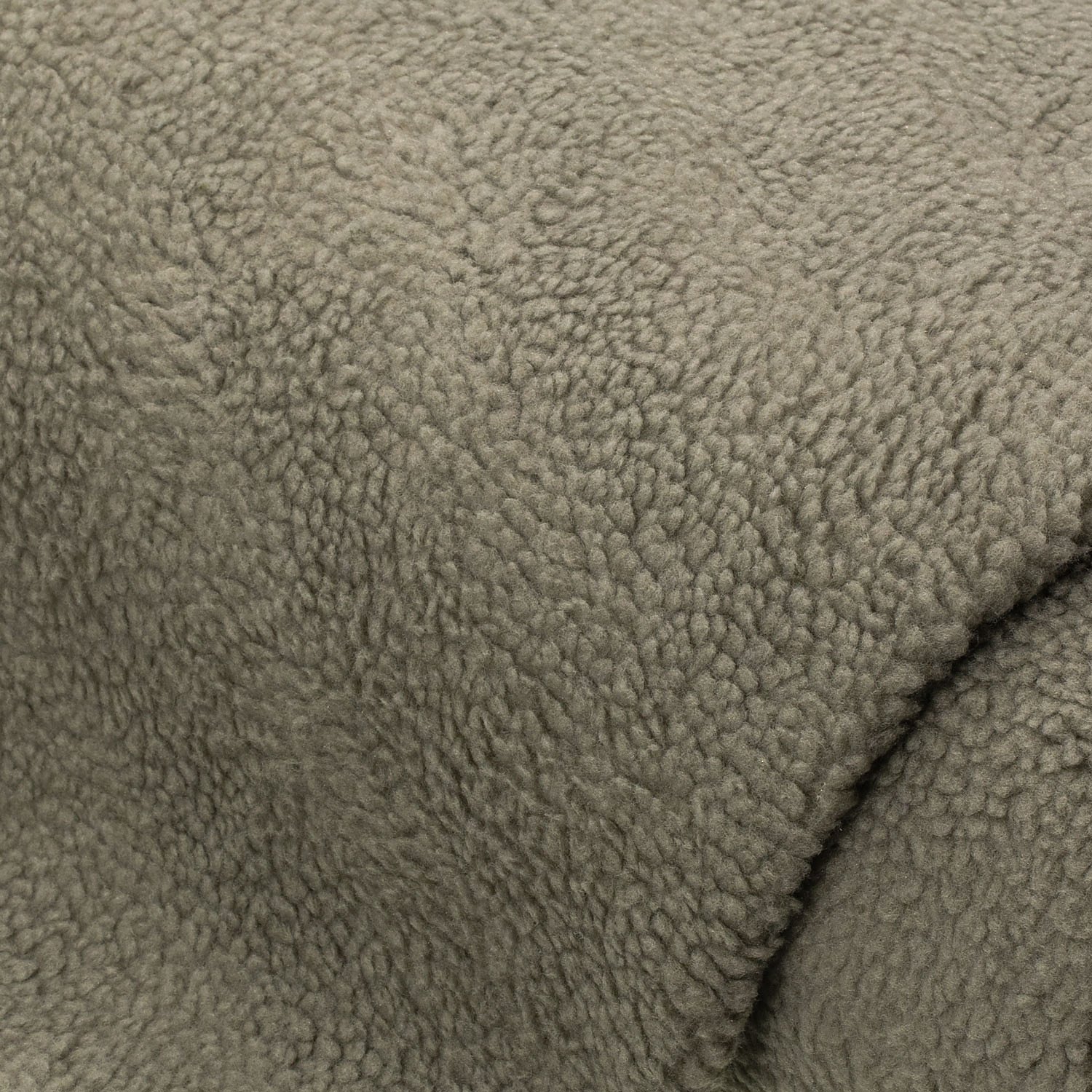 Teddyplüsch in Lammfelloptik, khaki Image