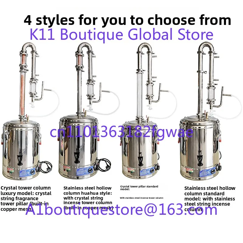 Kleine Hydrosol-Destilliermaschine, Hydrosol-Maschine, ätherisches Öl, Hydrosol-Extraktor, Destillationsausrüstung, automatisch Image