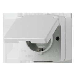 Jung SCHUKO-Steckdose 621 W-1 621W-1 Image