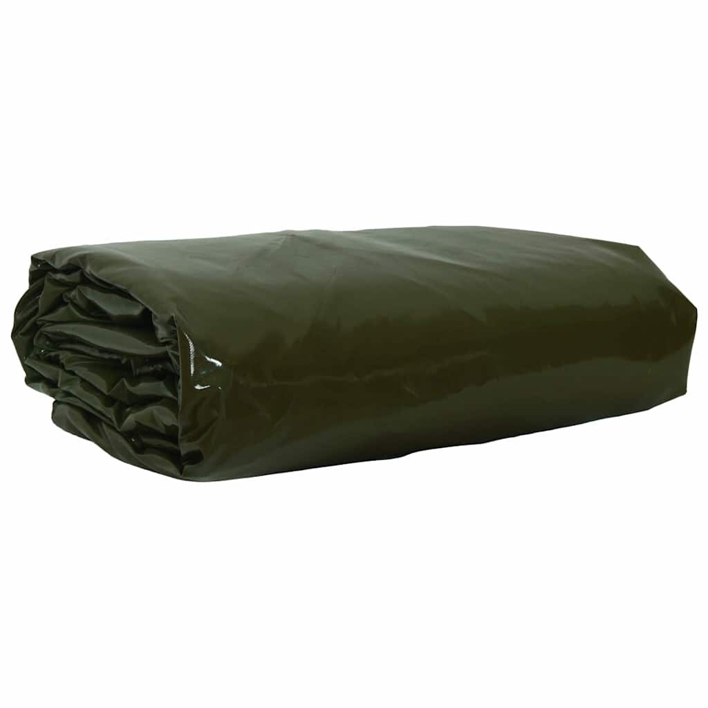 vidaXL Plane 650g / m² Olive Grün 5 x 5 m Canvas mit PVC-Beschichtung Image