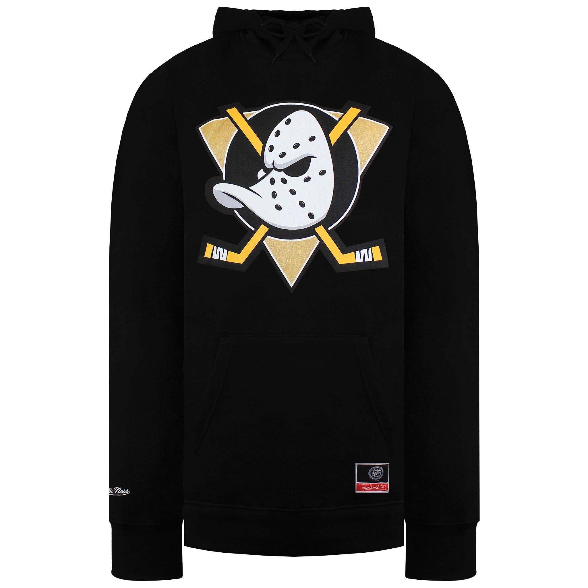 Mitchell & Ness NHL Anaheim Ducks Teamlogo Schwarzer Hoodie Image