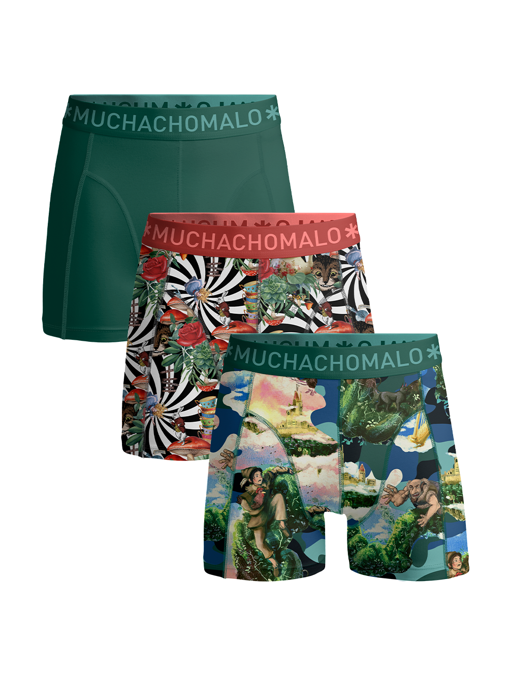 Muchachomalo Herren Boxer Shorts - 3er Pack - Herren Unterwäsche Image