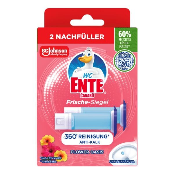 WC ENTE WC-Duftspüler »Frische-Siegel Flower Oasis« Nachfüller 2 Stück Image