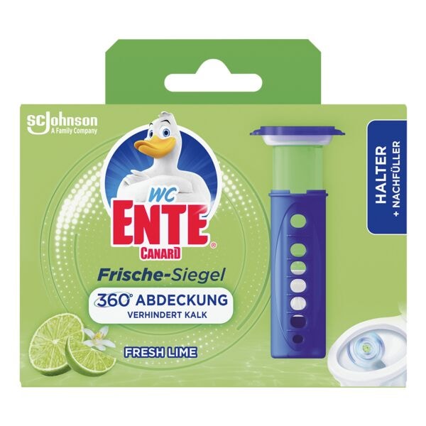 WC ENTE WC-Duftspüler »Frische-Siegel Fresh Lime« Starter-Set grün