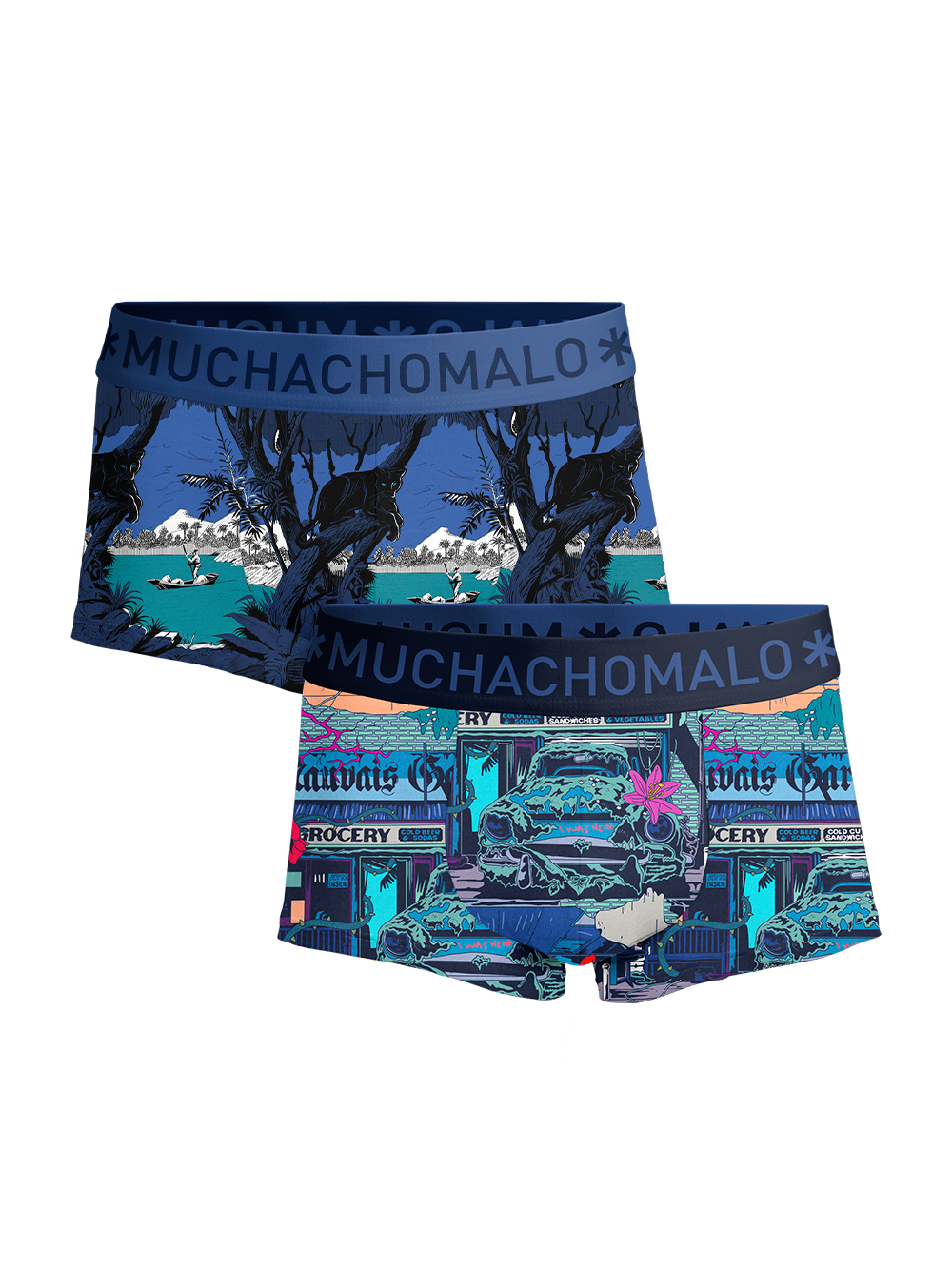 Muchachomalo Herren Boxer Shorts - 2er Pack - Herren Unterwäsche Image
