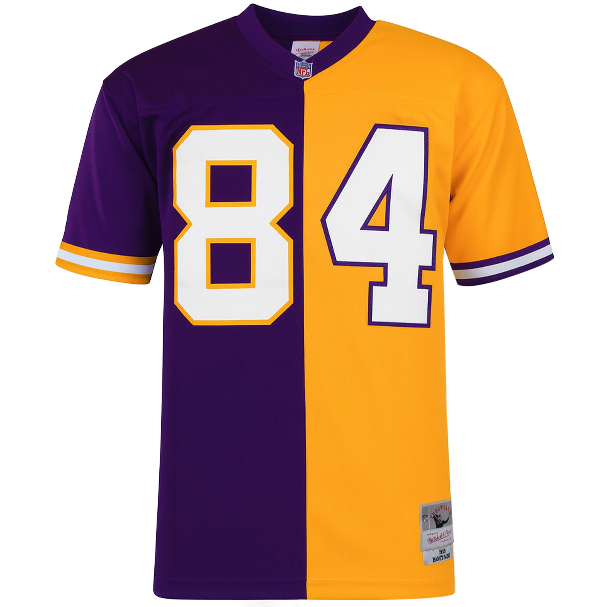 Mitchell & Ness NFL Minnesota Vikings 84 Moss Split Legacy Trikot Image
