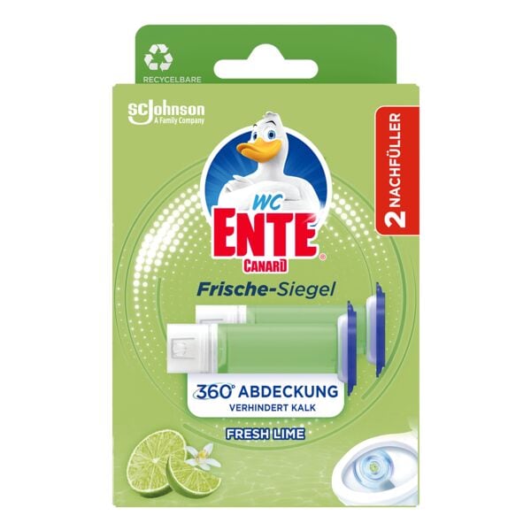 WC ENTE WC-Duftspüler »Frische-Siegel Fresh Lime« Nachfüller 2 Stück grün