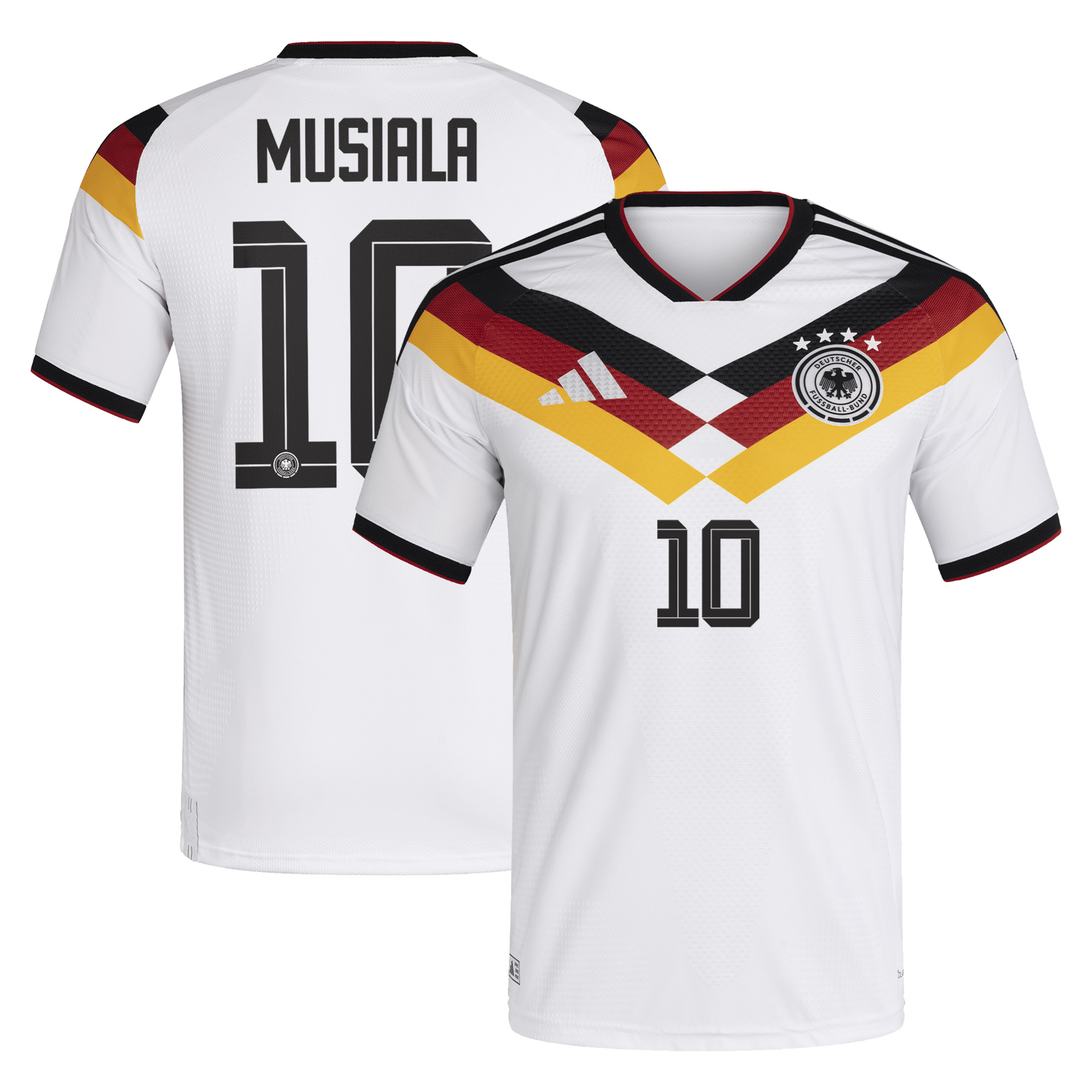 Authentisches Deutschland 26 Heimtrikot mit Aufdruck Musiala 10 Image