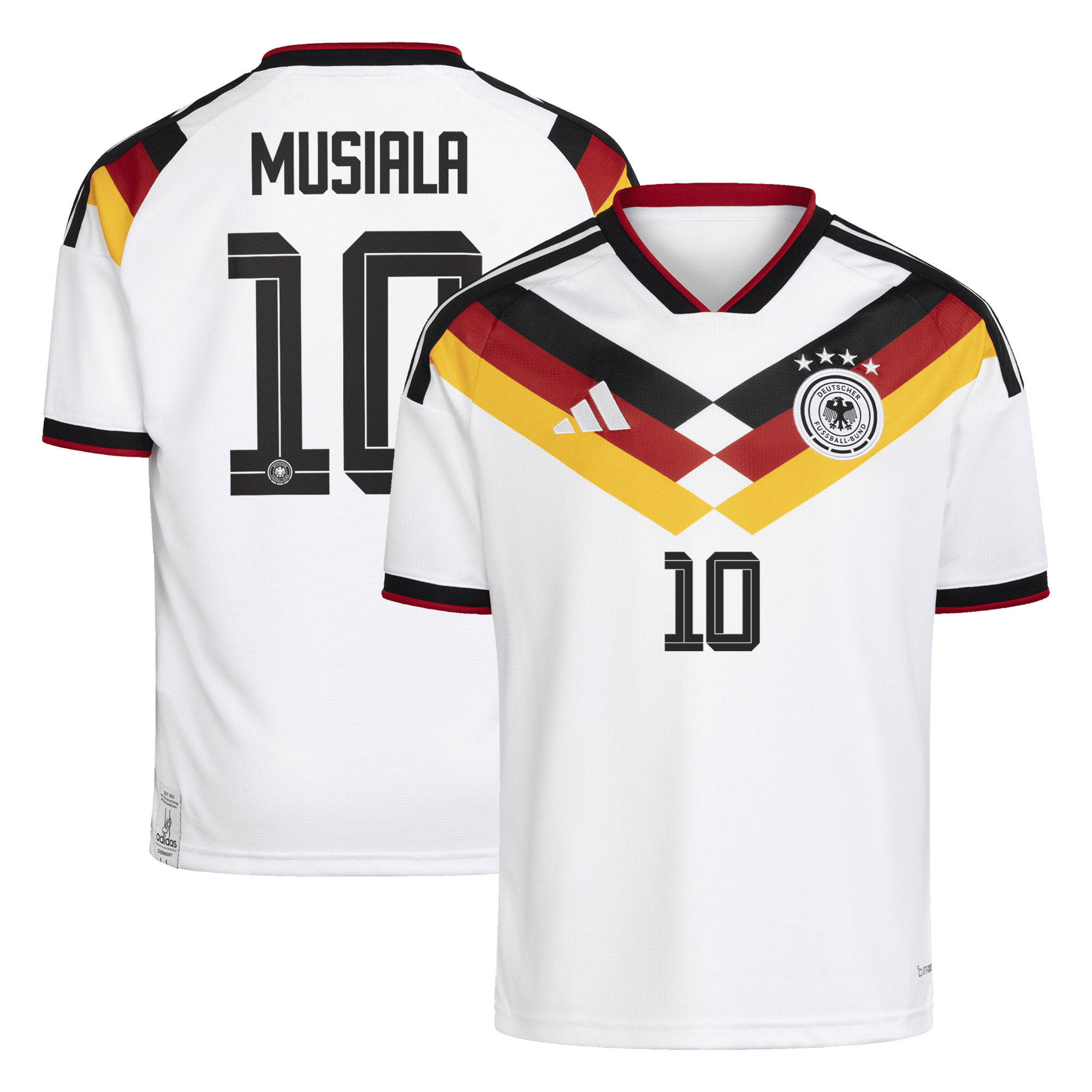 Deutschland 26 Heimtrikot Replica - Kinder mit Aufdruck Musiala 10 Image
