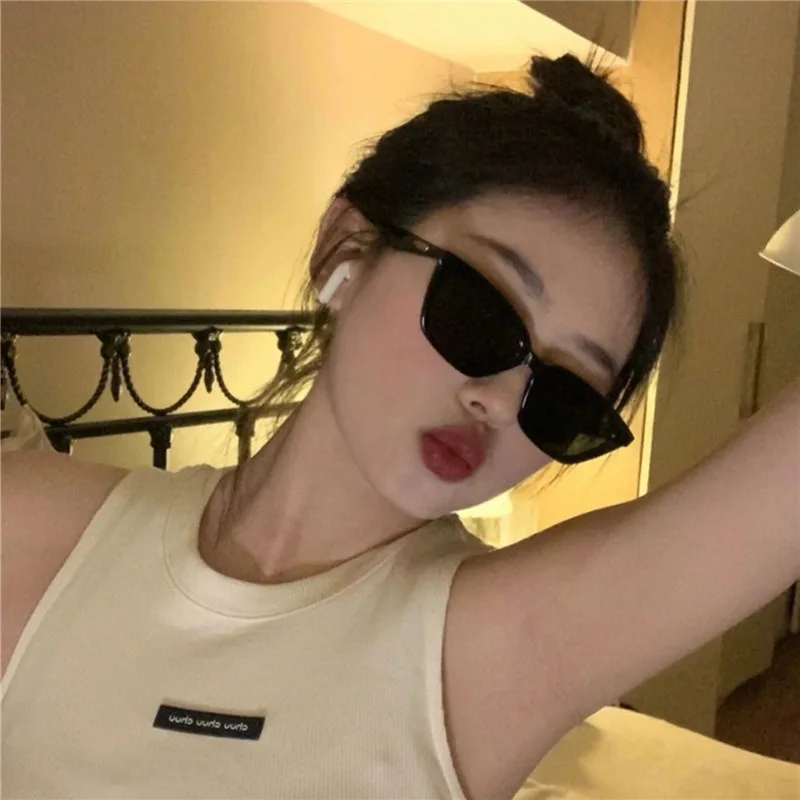 Sommer trendige Sonnenbrille kleiner Rahmen Cat Eye Gootrades UV400 Shades Vintage Brillen Sonnenschutz Sonnenbrille Image