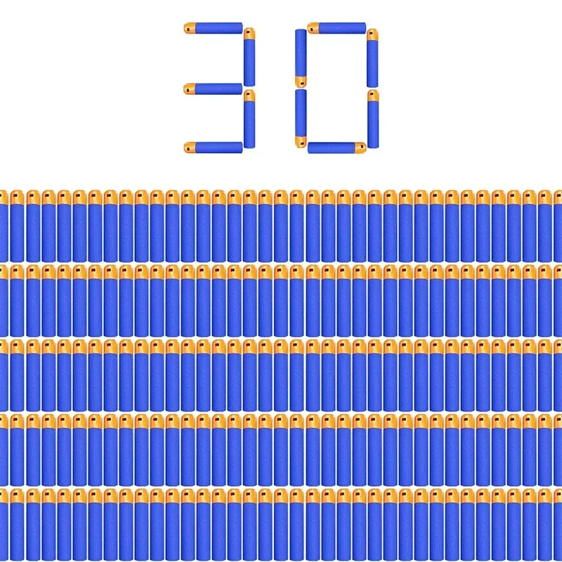 W30 Darts Bulltes Nachfüllpackung, kompatibel mit N-Strike Mega Blaster Mastodon Twinshock Guns Image