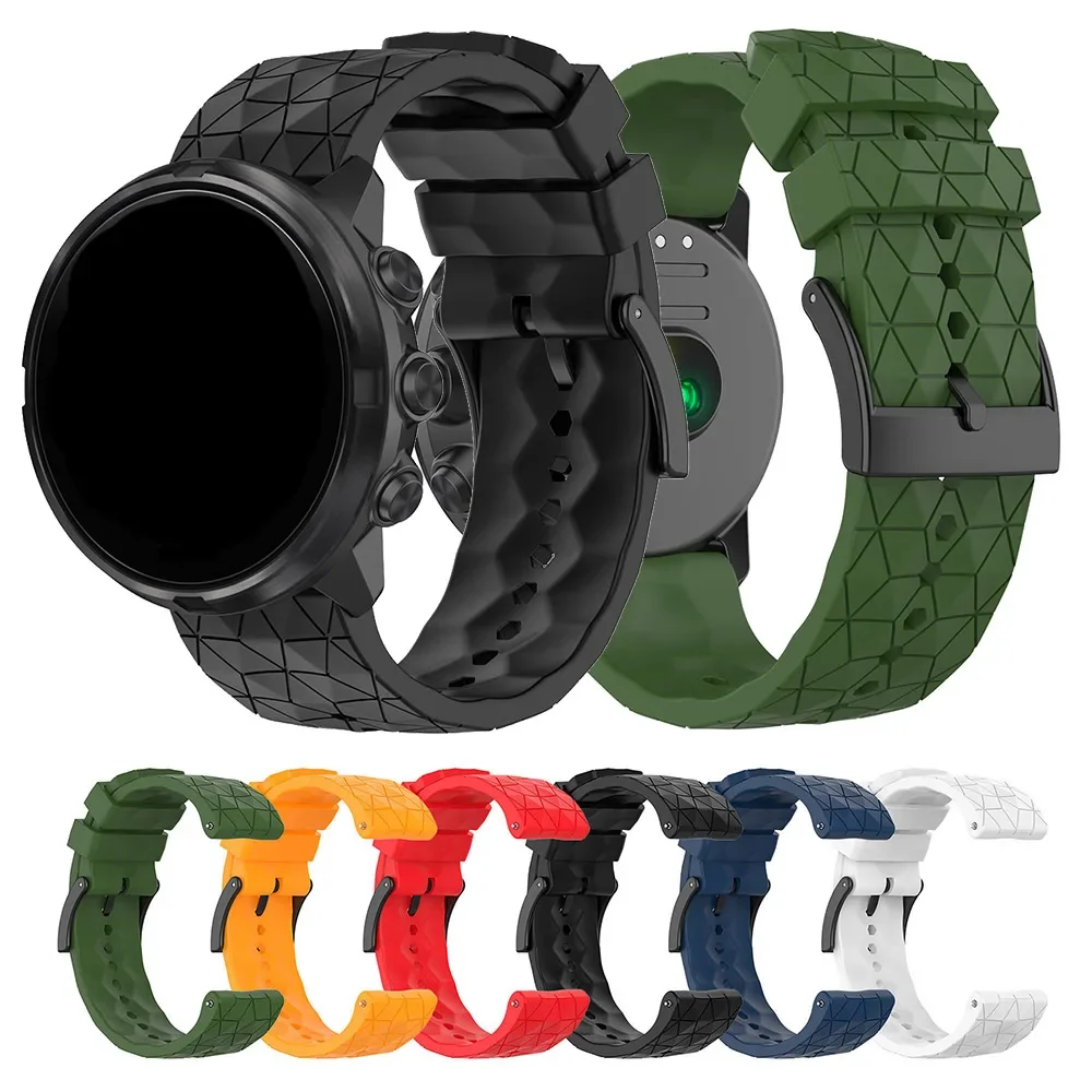 24 mm Silikonarmband für SUUNTO D5 Ersatz-Uhrenarmband für Suunto 7/9/9 Baro/Spartan Sport Image