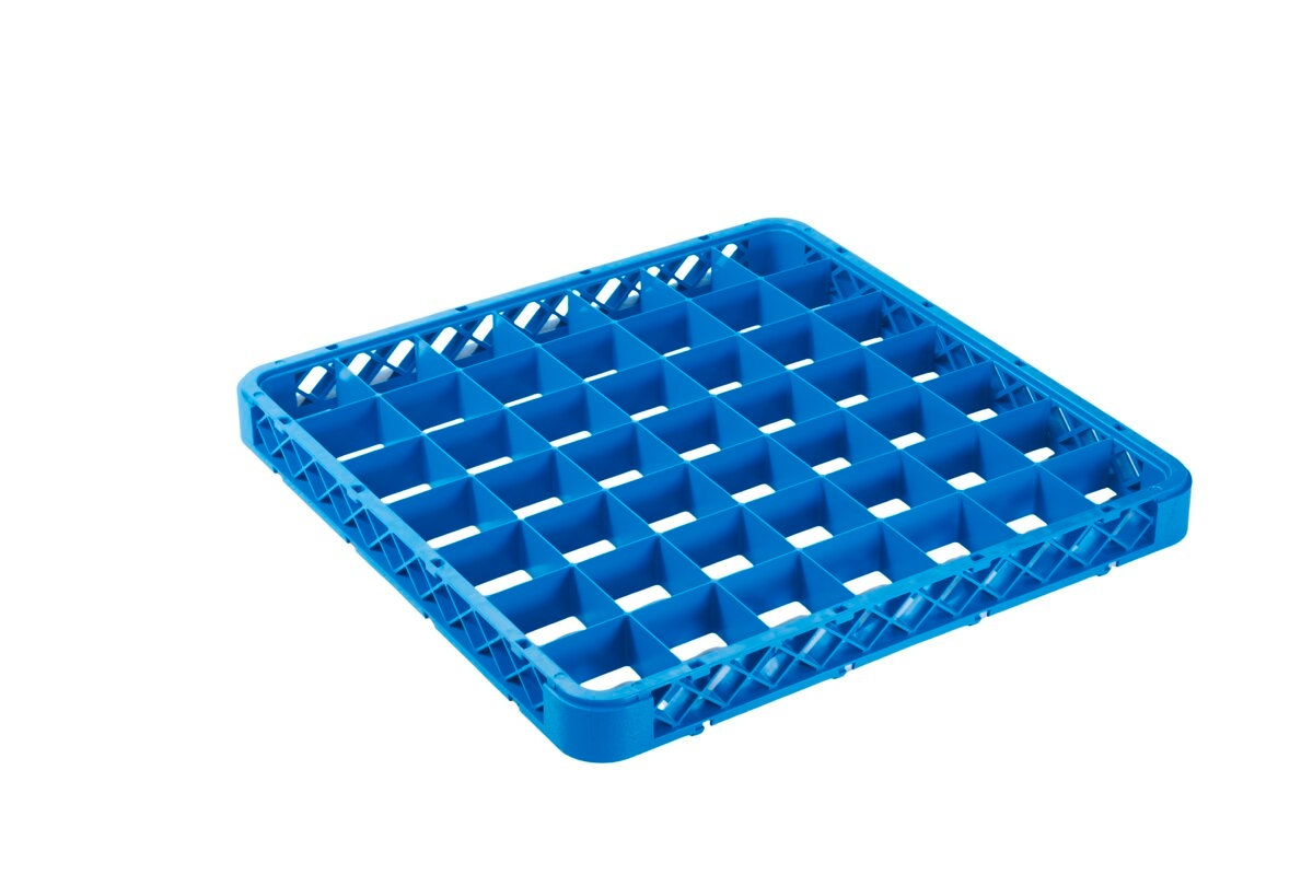 GastroHero Aufsatz 49 Fächer 60x60 mm für Spülkorb, blau Image