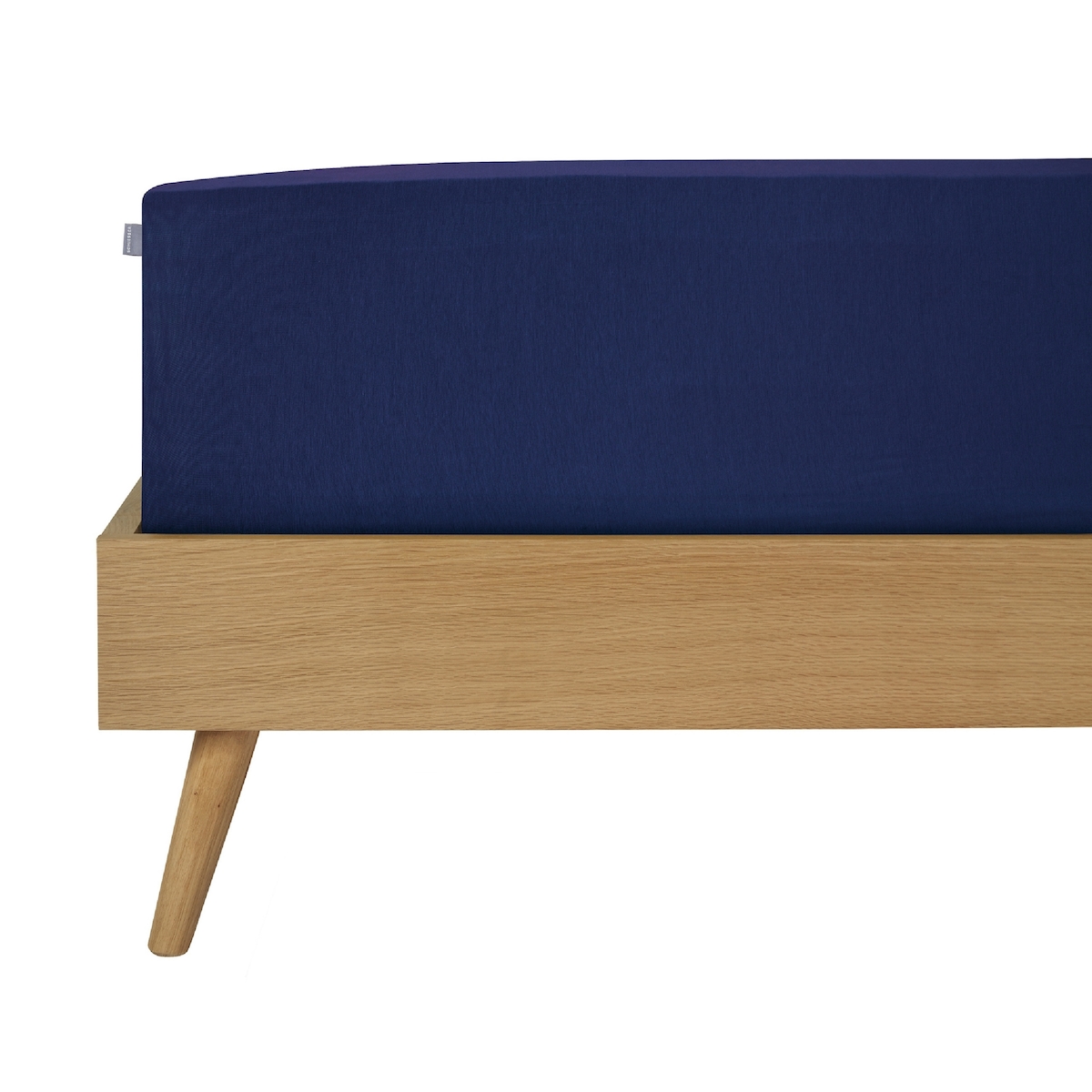 Schiesser Spannbettlaken Flexi - 95/5 - 100 x 200 cm - Dunkelblau Image