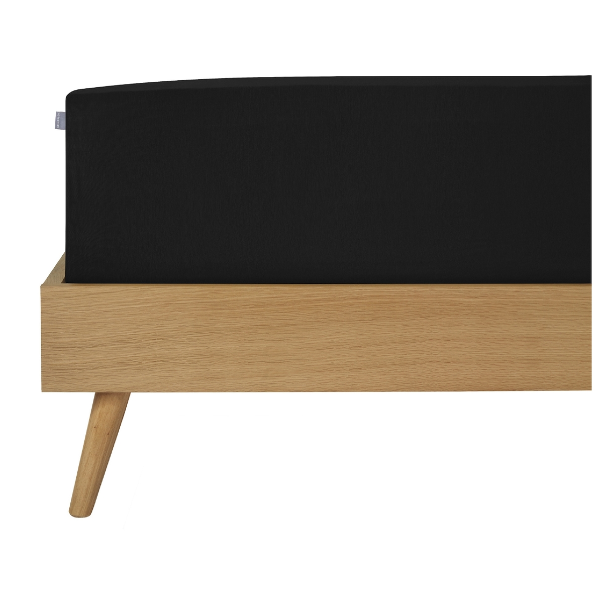 Schiesser Spannbettlaken Jessi - Edeljersey - 180 x 200 cm - Schwarz Image