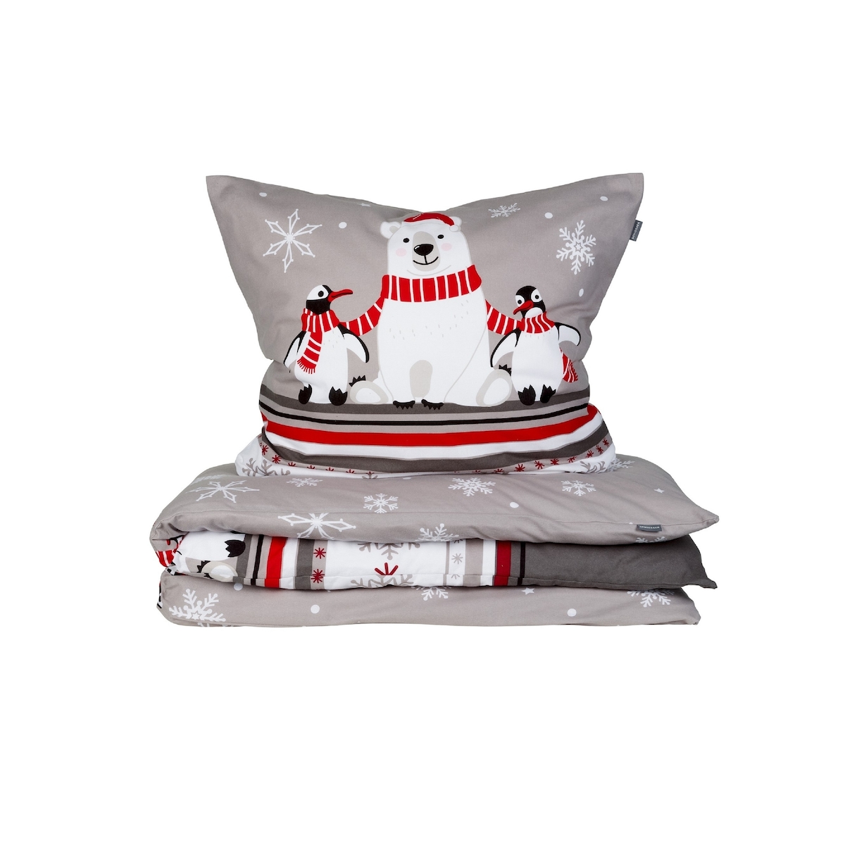 Schiesser Bettwäscheset Dida - Feinbiber - 2-teilig - 135 x 200 cm - Grau Image