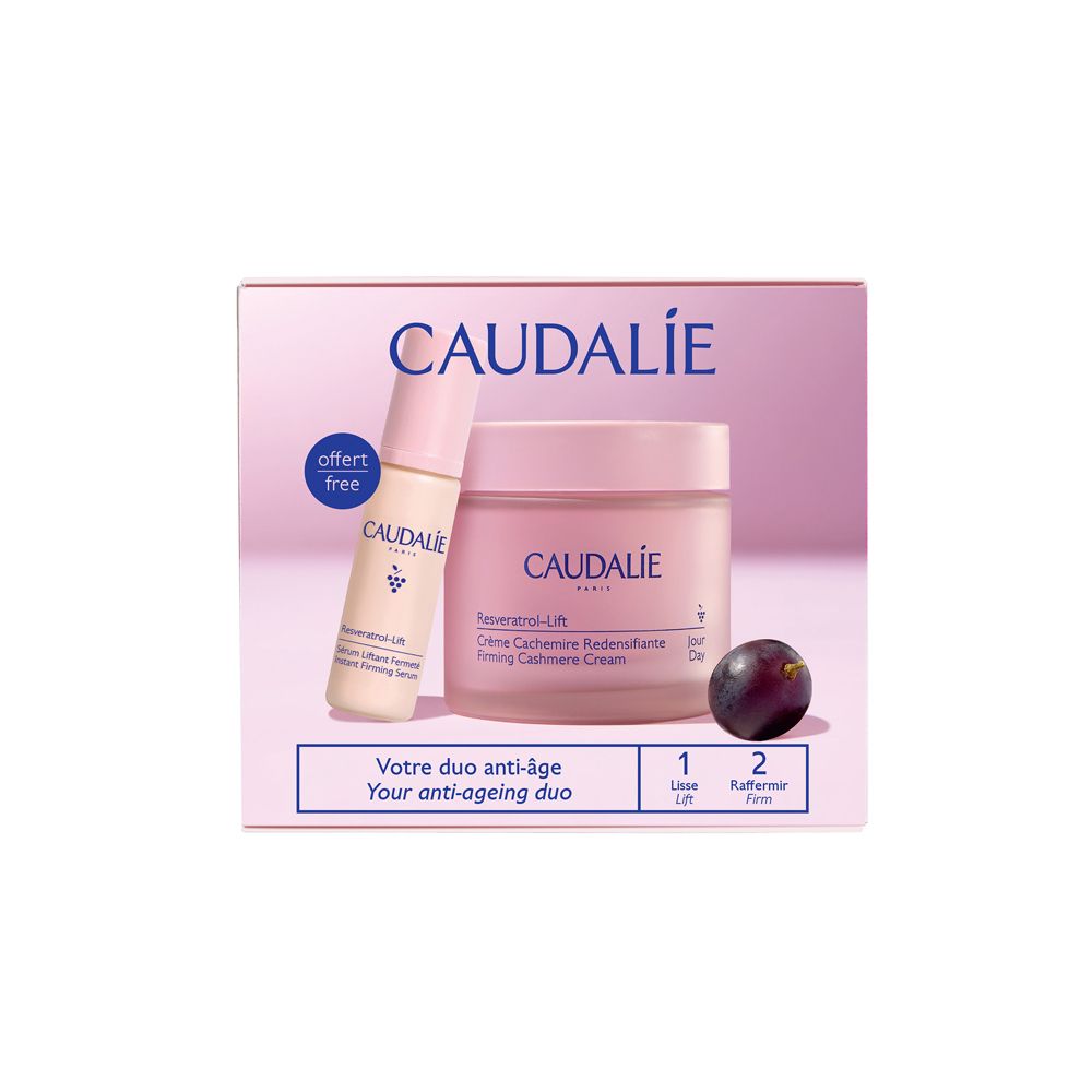 Caudalie Resveratrol-lift Cofanetto Crema Cashmere 50ml + Siero Liftan