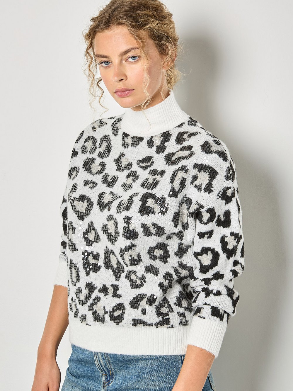 Apricot Pullover Damen weiß, 34 Image