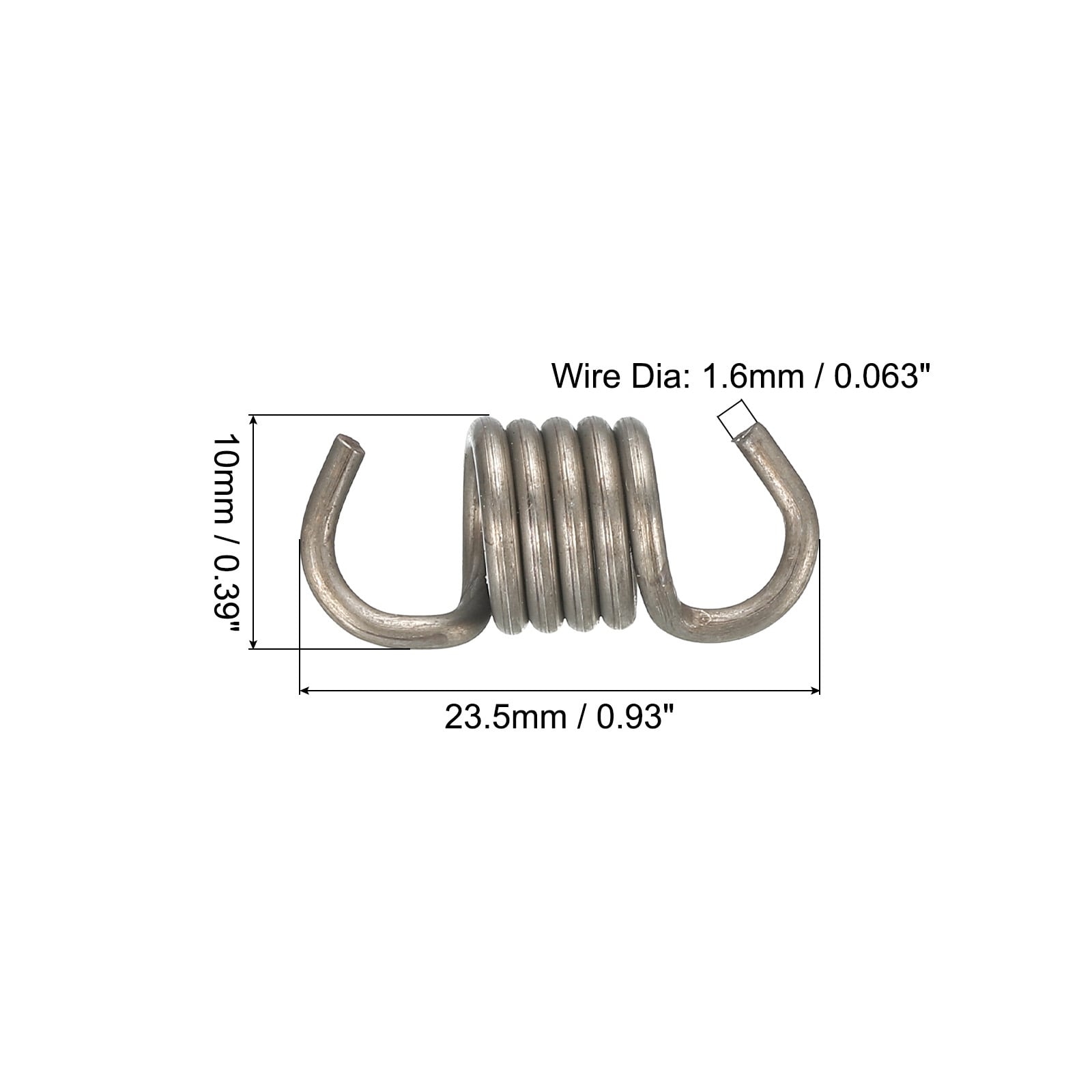 Clutch Spring Tension Spring, Chainsaw Clutch Spring for Set MS380 MS381 MS038 Replacement Parts - Silver