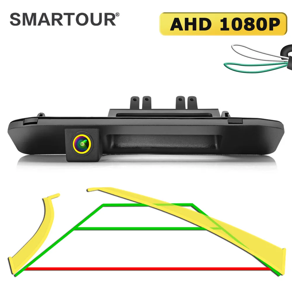 HD-Rückfahrkamera für Mercedes Benz MB A M ML GLK GLA GLC GLE Klasse X156 W166 W176 Dynamic Traject Rückfahrkamera Image