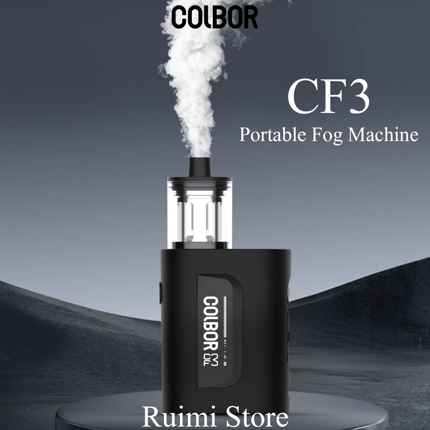 COLBOR CF3 Mini-Handgerät, tragbare Nebelmaschine für Fotografie, Trockeneis-Raucheffekt mit Fernbedienung Image