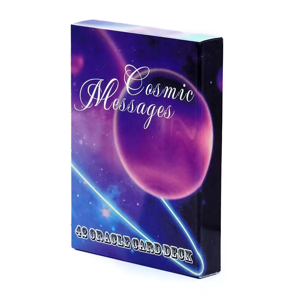 2025 Neue kosmische Nachrichten, Wahrsagerei, 42 Karten, Oracle Deck, englische Version, inspirierende Board-Spiele Image