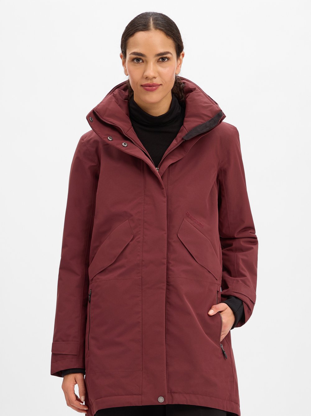 Didriksons Regenjacke Damen aubergine, 36 Image