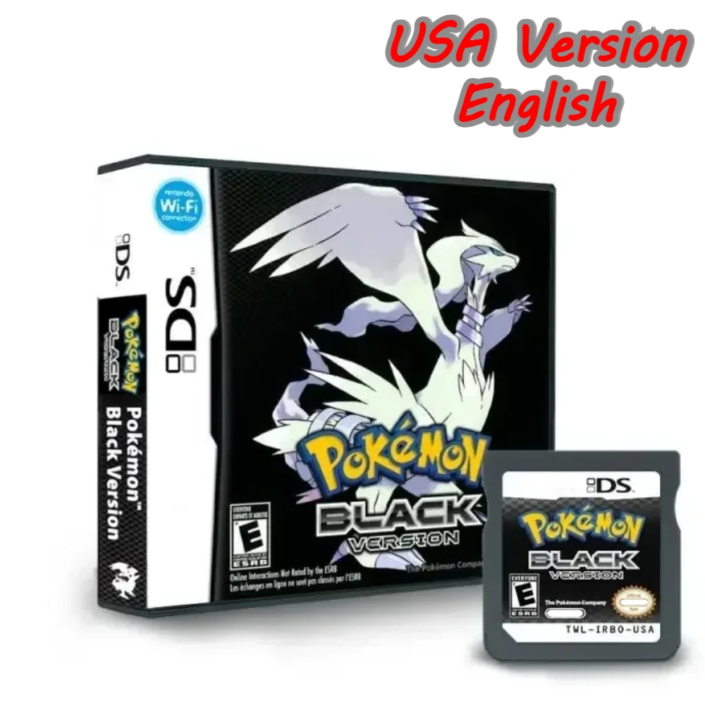 Pokemon Game Card Pocket Monster Single Card Box Game Game Cartridge Card Video Game for DS NDS 3DS 3DS NDSLHandheld Player