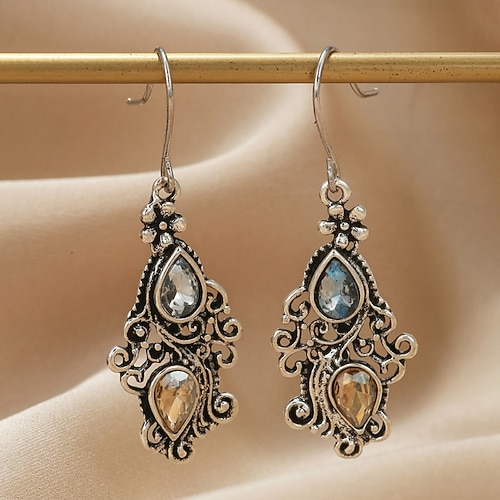 1 Paar Ohrringe For Damen Straße Date Strand Legierung Vintage-Stil Image