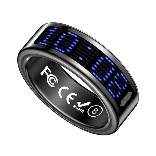 SR16 Smartwatch 0.1 Zoll Smart Band Fitness-Armband Bluetooth Schrittzähler Aktivitäts-Tracker Schlaf-Tracker Kompatibel mit Android iOS Unisex Wasserdicht IPX-8 22mm Uhrengehäuse Image