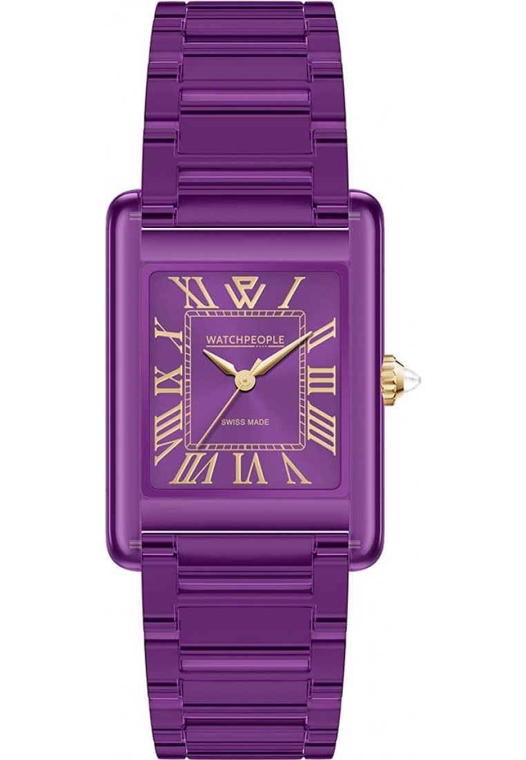 Watchpeople Womens 700694 Ladies WP6 Watch - Purple - One Size | Watchpeople Sale | Discount Designer Brands