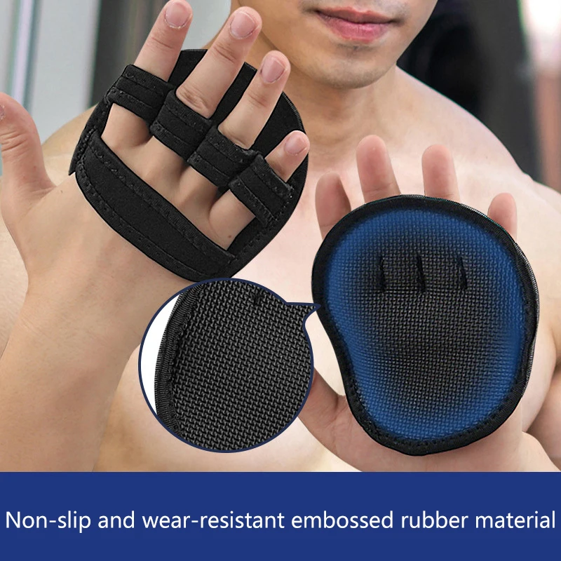 1 paar Langlebig Vermeiden Schwielen Fitness Handschuhe Gewichtheben Schutz Gym Griffe Männer Frauen Sport Workout Handschuhe Grip Pads Image