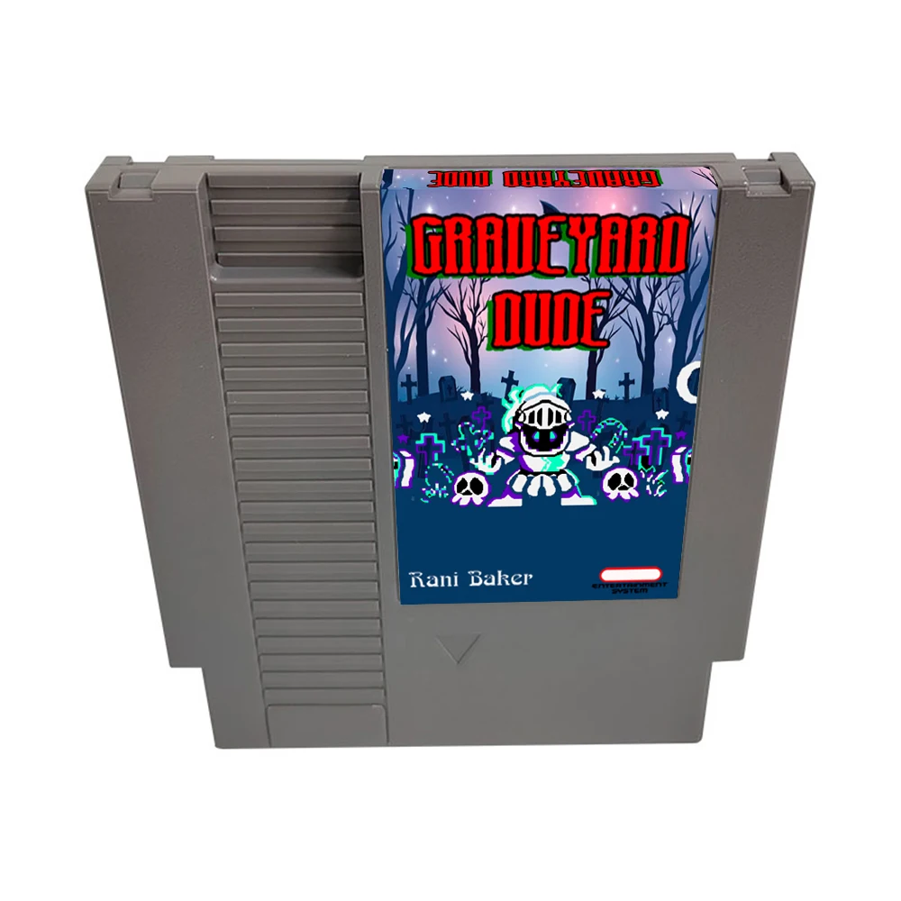 Graveyard Dude-une toute nouvelle cartouche de jeu NES 8 bits 72 broches chariot de jeu vidéo pour Console de jeu NES originale
