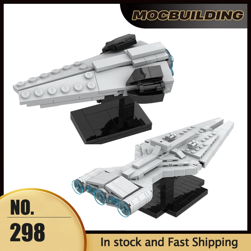 Raum Film Imperial Navy Warship MOC Bausteine 1:1455 Cruiser Modell DIY Montage Ziegel Kinder Kreative Spielzeug Weihnachten Geschenke Image