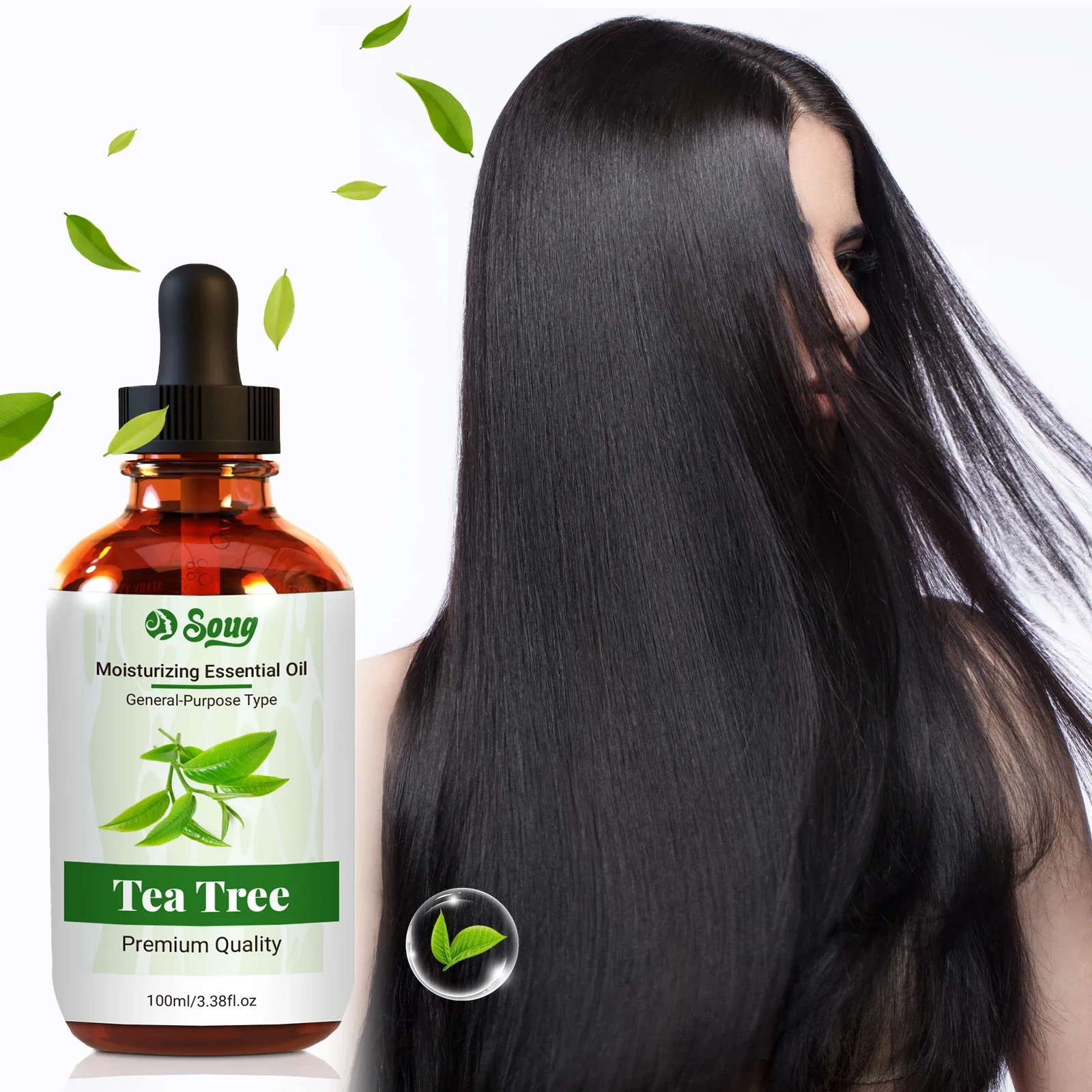 Natürliches Haarwachstumsöl, Anti-Haarausfall, nährendes Haar, glattes Haar, nährendes, dichtes Haar, ätherisches Öl, fördert die Regeneration Image