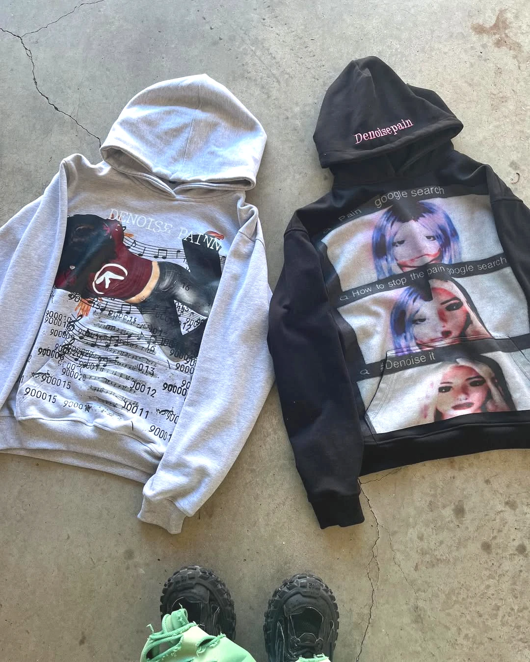 Harajuku Y2k Casual Print Hoodies Women Grunge Streetwear Sweatshirt Tops Goth Oversized Hoodie Clothes Tracksuit Men Clothing