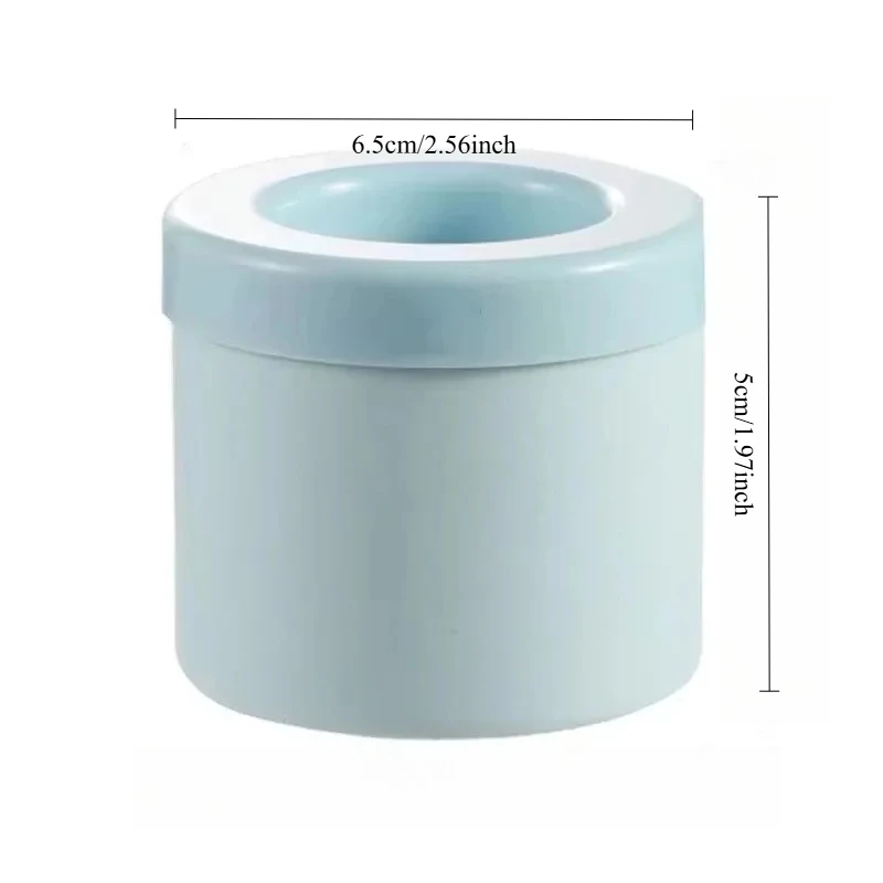 Kleine 40-Gitter-Silikon-Eiswürfelform, runder Eiskübel, DIY-Kühlschrank, Gefriermaschine, kreative Barzubehör-Werkzeuge für den Sommer, hausgemacht Image