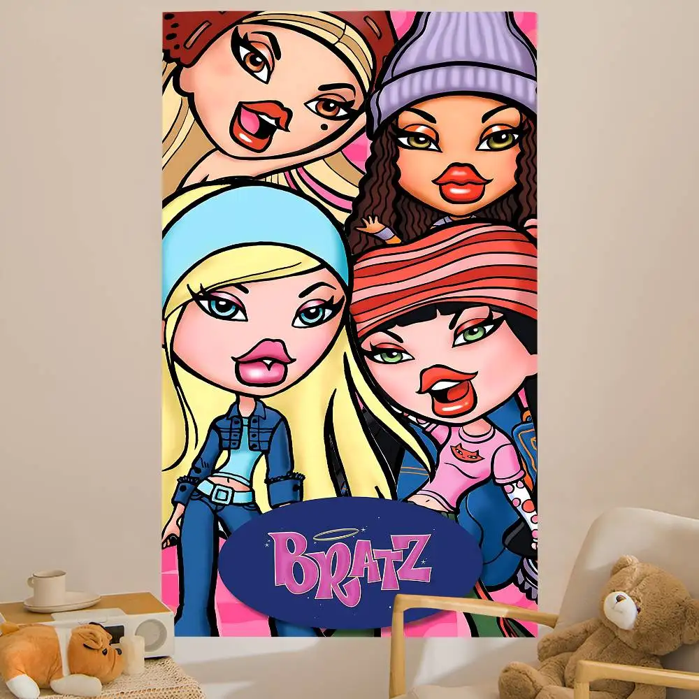 B-Bratz Film TV hängender böhmischer Wandteppich, indischer Buddha, Wanddekoration, Hexerei, böhmischer Hippie, günstiger Hippie-Wandbehang