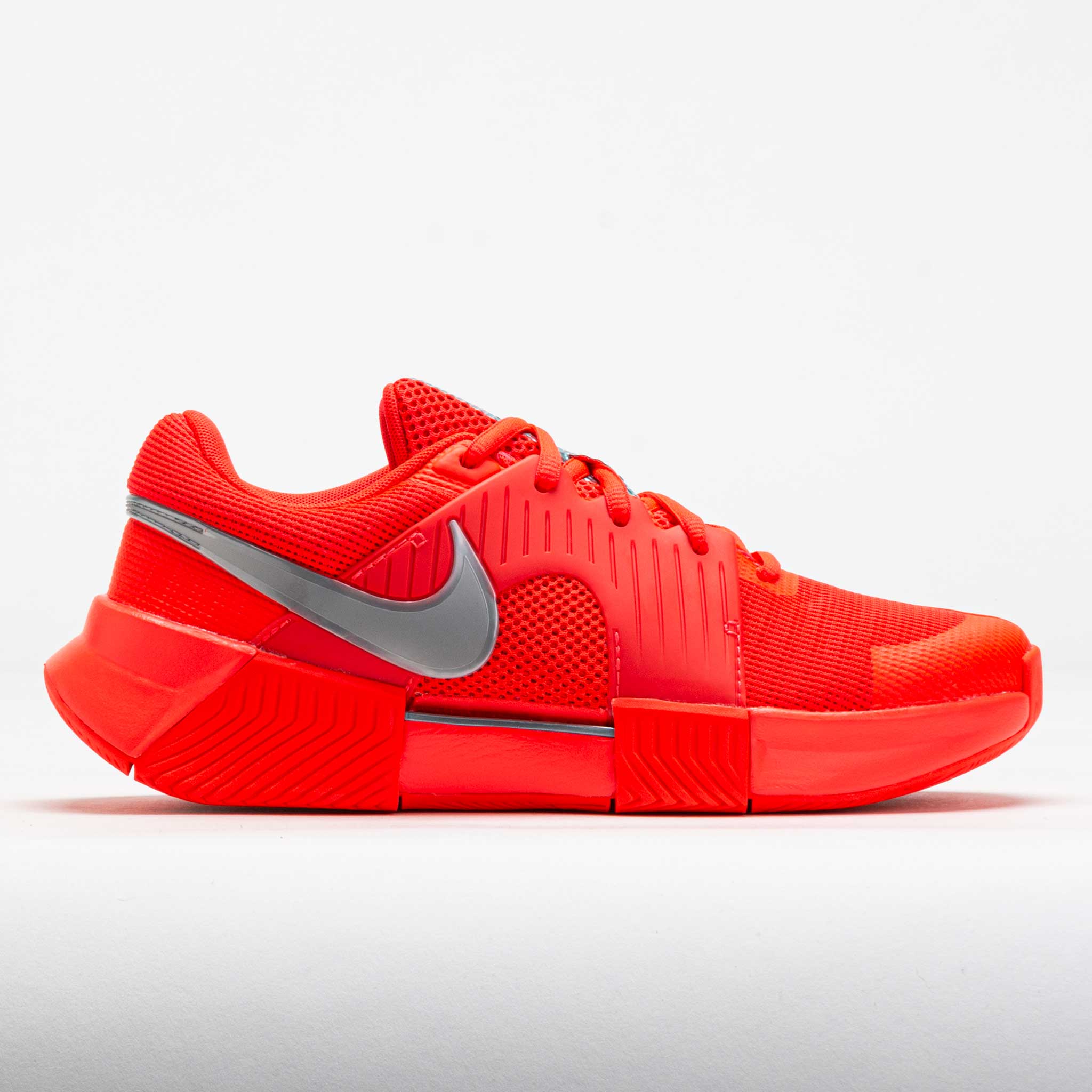 Nike GP Challenge 1 Premium Women's Tennis Shoes Bright Crimson/Metallic Silver