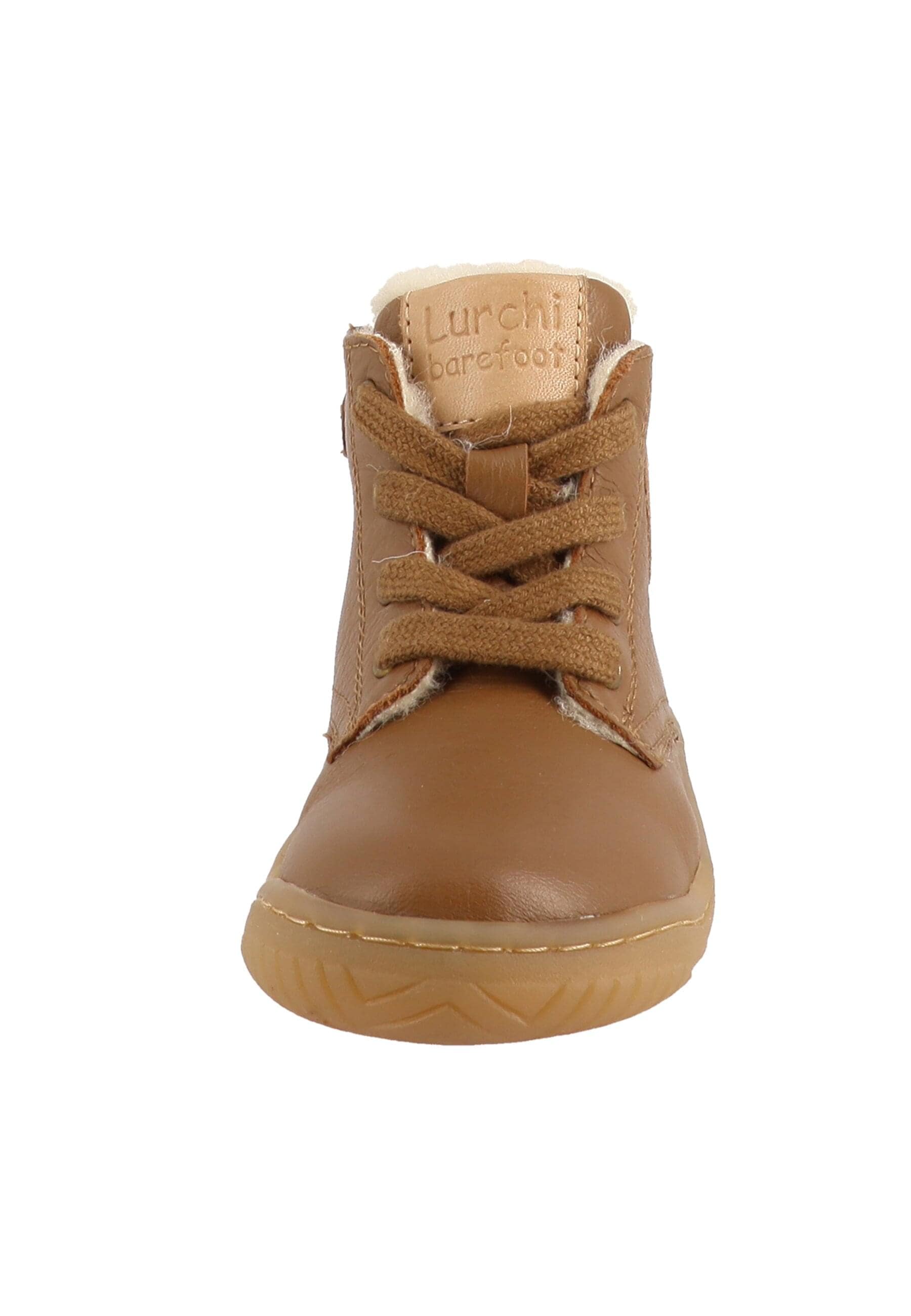 Stiefel LURCHI "Lurchi Jo Barefoot", Damen, Gr. 20, tan, Leder, Schuhe Stiefel