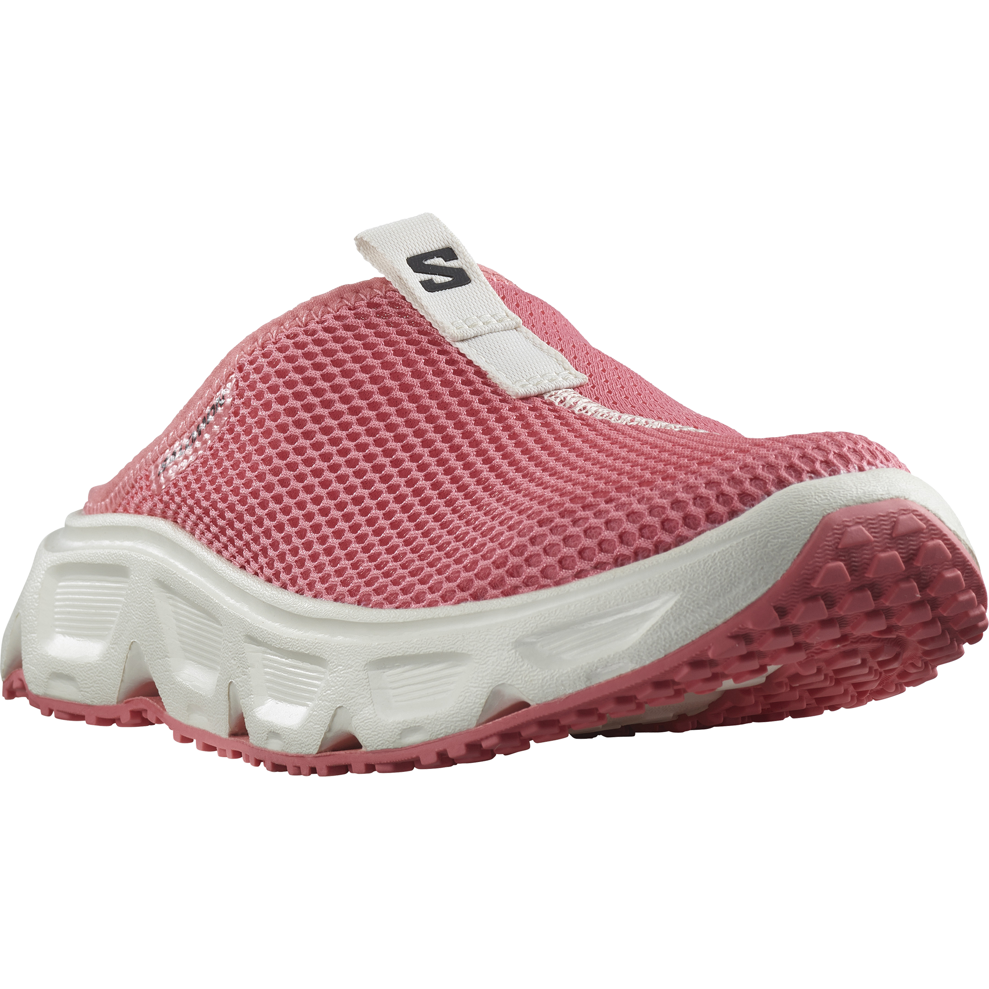 Badesandale SALOMON "REELAX SLIDE 6.0 W", Damen, Gr. 40,5, lila (mauve), Textil, mehrfarbig, Schuhe