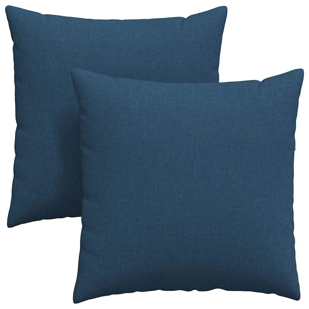 vidaXL Sofakissen 2 pcs Blau 80 x 80 cm Stoff Image