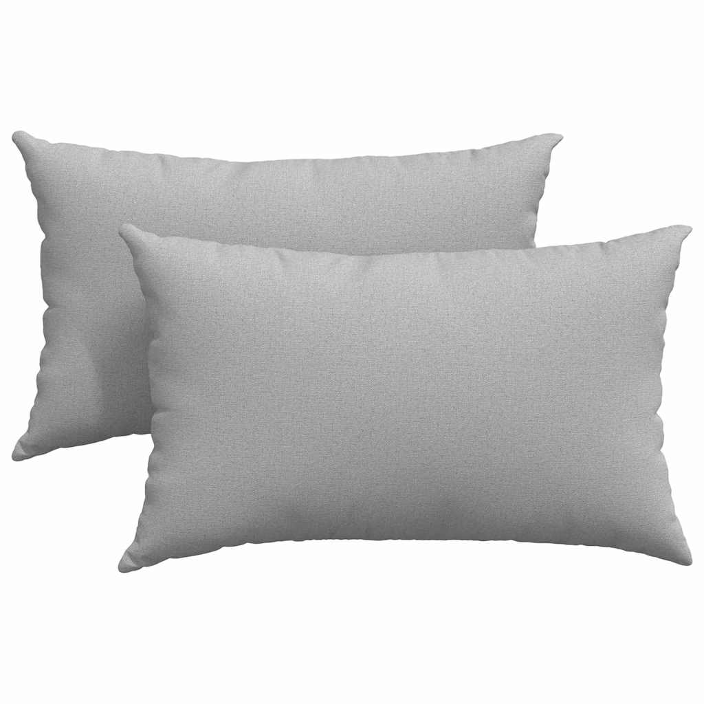 vidaXL Sofakissen 2 pcs Grau 50 x 30 cm Stoff Image